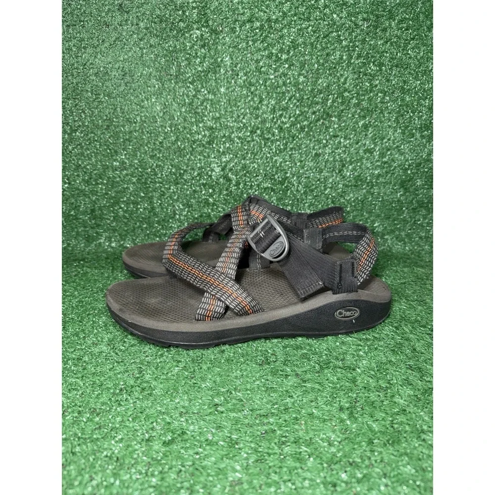 Chaco Mens Size 12 Z Cloud Classic Strappy Loop Outdoor Hiking Sandals Red Grey